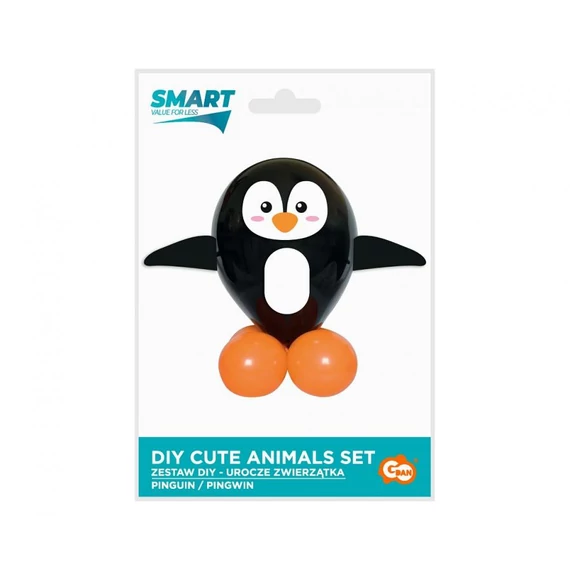Cute Animal Penguin, Pingvin léggömb, lufi szett