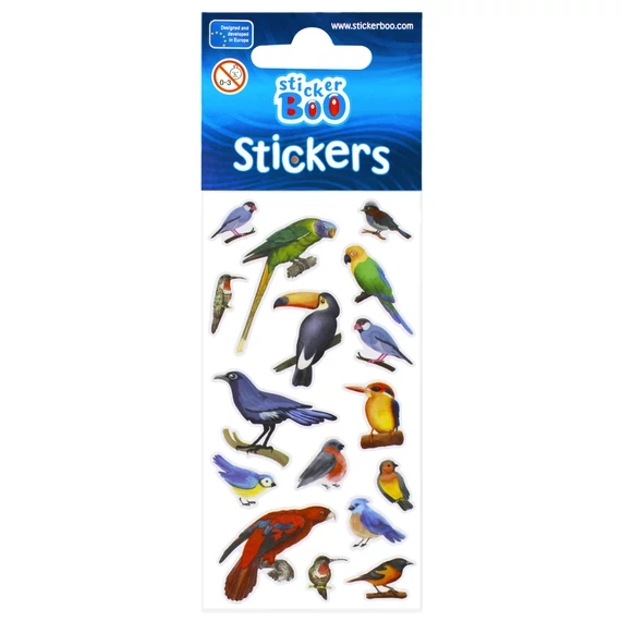 Madár Parrot matrica szett