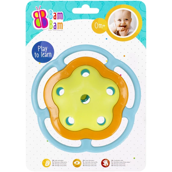 Virág Yellow baba csörgő