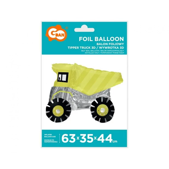 Dömper Trolley 3D fólia lufi 72 cm