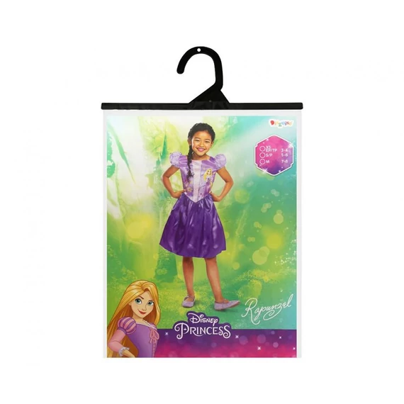 Disney Hercegnők Rapunzel jelmez 7-8 év