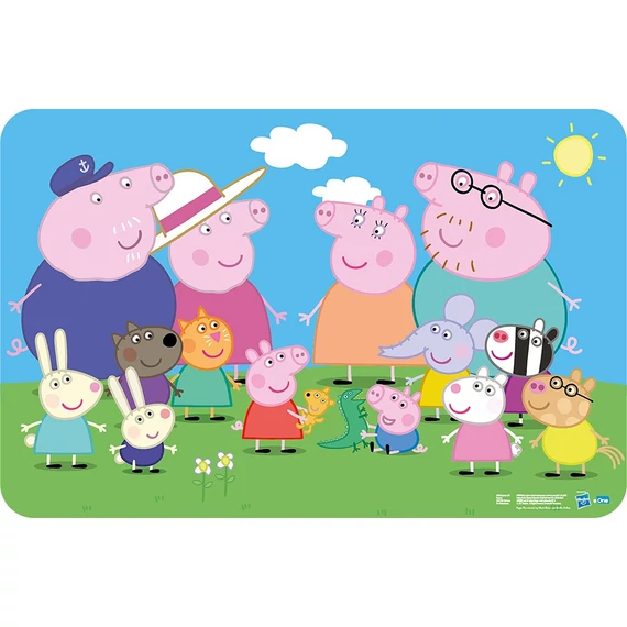 Disney, Bosszúállók, Mancs Őrjárat, Peppa malac tányéralátét 43x28 cm