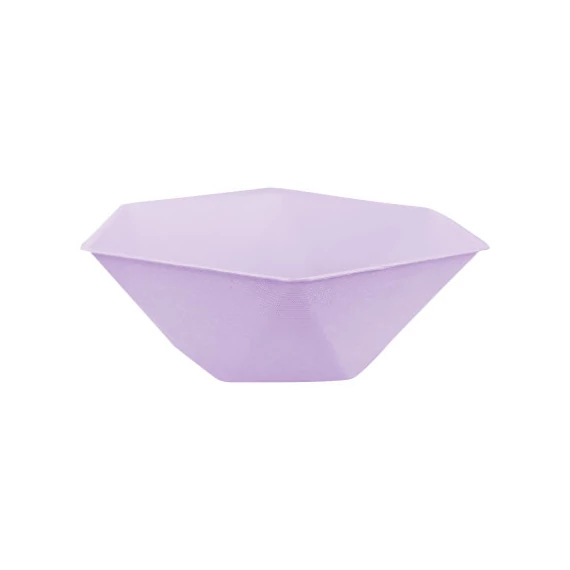 Lila Vert Decor hatszögletű mélytányér 6 db-os 15,8 cm