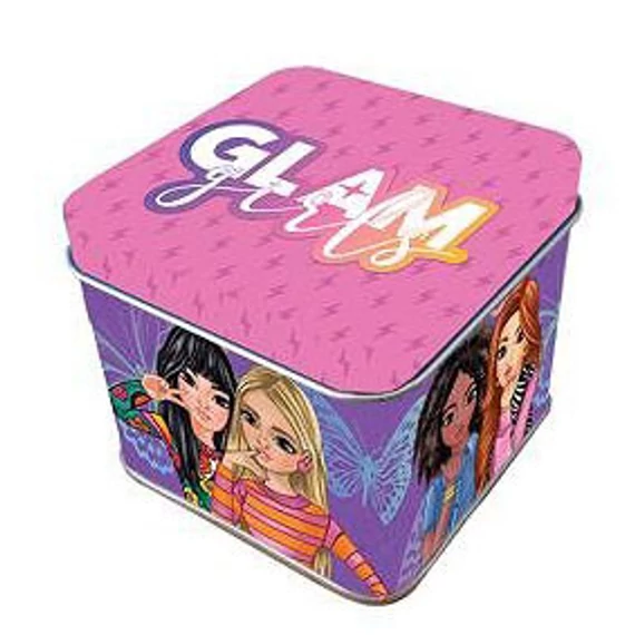 Glam Girls Butterfly mini fém doboz 7,5 cm