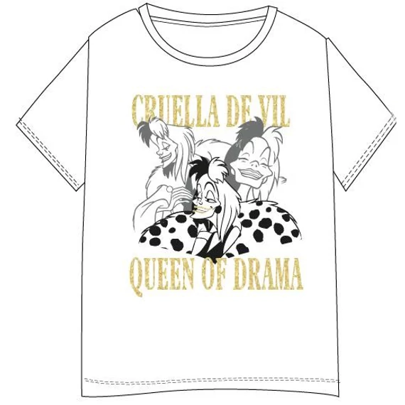 Disney 101 kiskutya Cruella női rövid póló, felső M