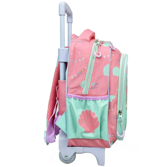 Disney Hercegnők Ariel gurulós ovis hátizsák, táska 30 cm