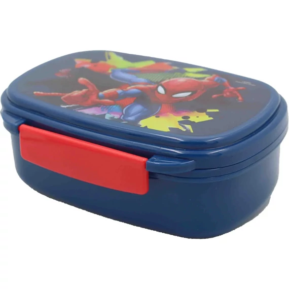 Pókember Splotch szendvicsdoboz + evőeszköz szett