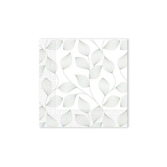 Levél Grey szalvéta 20 db-os 33x33 cm FSC