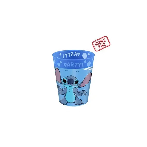 Disney Lilo és Stitch, A csillagkutya Angel micro prémium műanyag pohár szett 4 db-os 250 ml