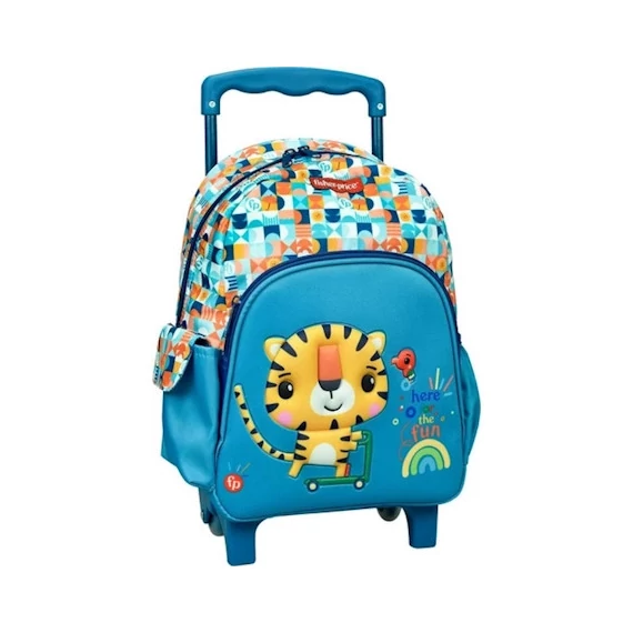 Fisher-Price Animals Tiger gurulós ovis hátizsák, táska 30 cm