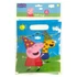 Peppa malac Party műanyag ajándéktasak, ajándékzacskó 10 db-os