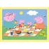 Peppa malac Picnic and School 4 az 1-ben puzzle Clementoni