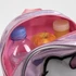 Hello Kitty hologrammos hátizsák, táska 23 cm