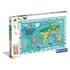 Térkép Wildlife 60 db-os maxi puzzle Clementoni