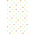Színes Pastel Dots papír asztalterítő 120x180 cm