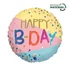 Happy Birthday Funky Dots fólia lufi 46 cm