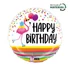 Happy Birthday Flamingo fólia lufi 46 cm