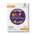 Happy Birthday Bold Blooms fólia lufi 46 cm