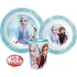 Disney Jégvarázs Blue Forest étkészlet, micro műanyag szett, pohárral 260 ml