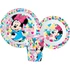 Disney Minnie Feel Good étkészlet, micro műanyag szett, pohárral 260 ml