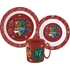 Harry Potter School Shields étkészlet, micro műanyag szett bögrével 350 ml