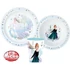 Disney Jégvarázs Royally Cool Karácsonyi étkészlet, micro műanyag szett, pohárral 260 ml