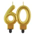 Arany 60-as Gold tortagyertya, számgyertya