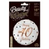 Happy Birthday 40 B&C White fólia lufi 36 cm