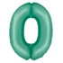 Menta 0-ás Mint Mat szám fólia lufi 76 cm