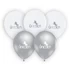 Unikornis Silver léggömb, lufi 5 db-os 12 inch (30cm)