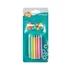 Színes Jumbo Colourful tortagyertya, gyertya szett 12 db-os