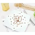 Happy Birthday 30 B&C White szalvéta 20 db-os 33x33 cm