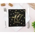 Happy Birthday 40 B&C Gold szalvéta 20 db-os 33x33 cm