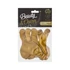 Szív Platinum Gold léggömb, lufi 6 db-os 12 inch (30 cm)