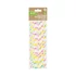 Színes Colorful Dots papír szívószál 12 db-os