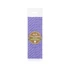 Lila Purple Dots papír szívószál 12 db-os