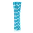 Kék Blue Polka Dots papír szívószál 24 db-os
