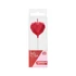 Diamond Heart Red, Szív tortagyertya, gyertya