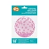 Pink Dots Aqua gömb fólia lufi 46 cm