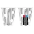 Ezüst B&C Polka Dots Silver papír pohár 6 db-os 266 ml
