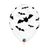 Halloween Denevér Bat léggömb, lufi 6 db-os 11 inch (28 cm)