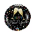 Pezsgős poharak HNY fólia lufi 46 cm