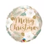 Merry Christmas, Karácsonyi fólia lufi 46 cm