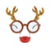 Szarvas Reindeer szemüveg piros orral
