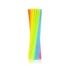 Színes Colorful műanyag szívószál 10 db-os