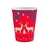 Karácsonyi Let It Snow papír pohár 6 db-os 250 ml