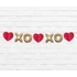 Szerelem XOXO papír girland 200 cm