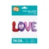 Love Colorful fólia lufi 74x29 cm