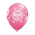 Baby Girl Pink Mix léggömb, lufi 6 db-os 11 inch (28 cm)
