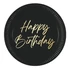 Happy Birthday Elegant papírtányér 8 db-os 23 cm FSC